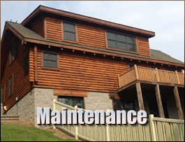  Hardy, Virginia Log Home Maintenance